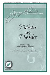 I Wonder as I Wander SSAA choral sheet music cover